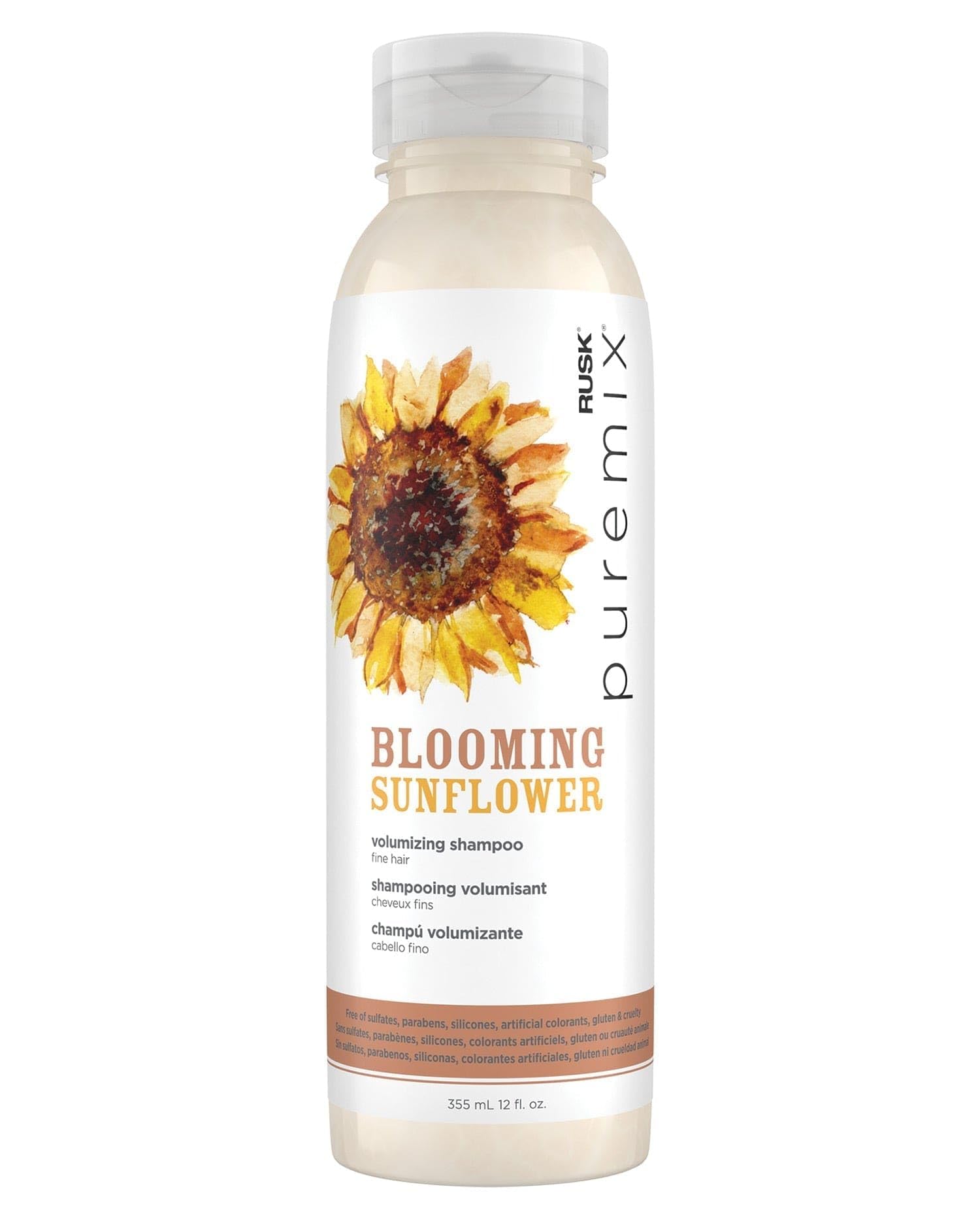 Amazon.com: RUSK Puremix Blooming Sunflower Volumizing Shampoo